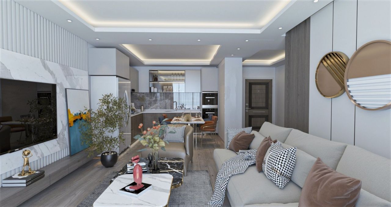 Апартаменты в Фамагусте, Кипр, 45 м² - фото 12