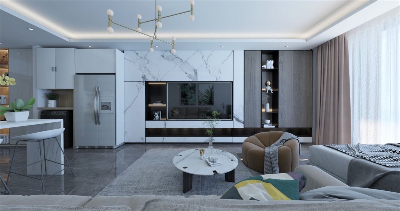 Апартаменты в Фамагусте, Кипр, 40 м² - фото 12