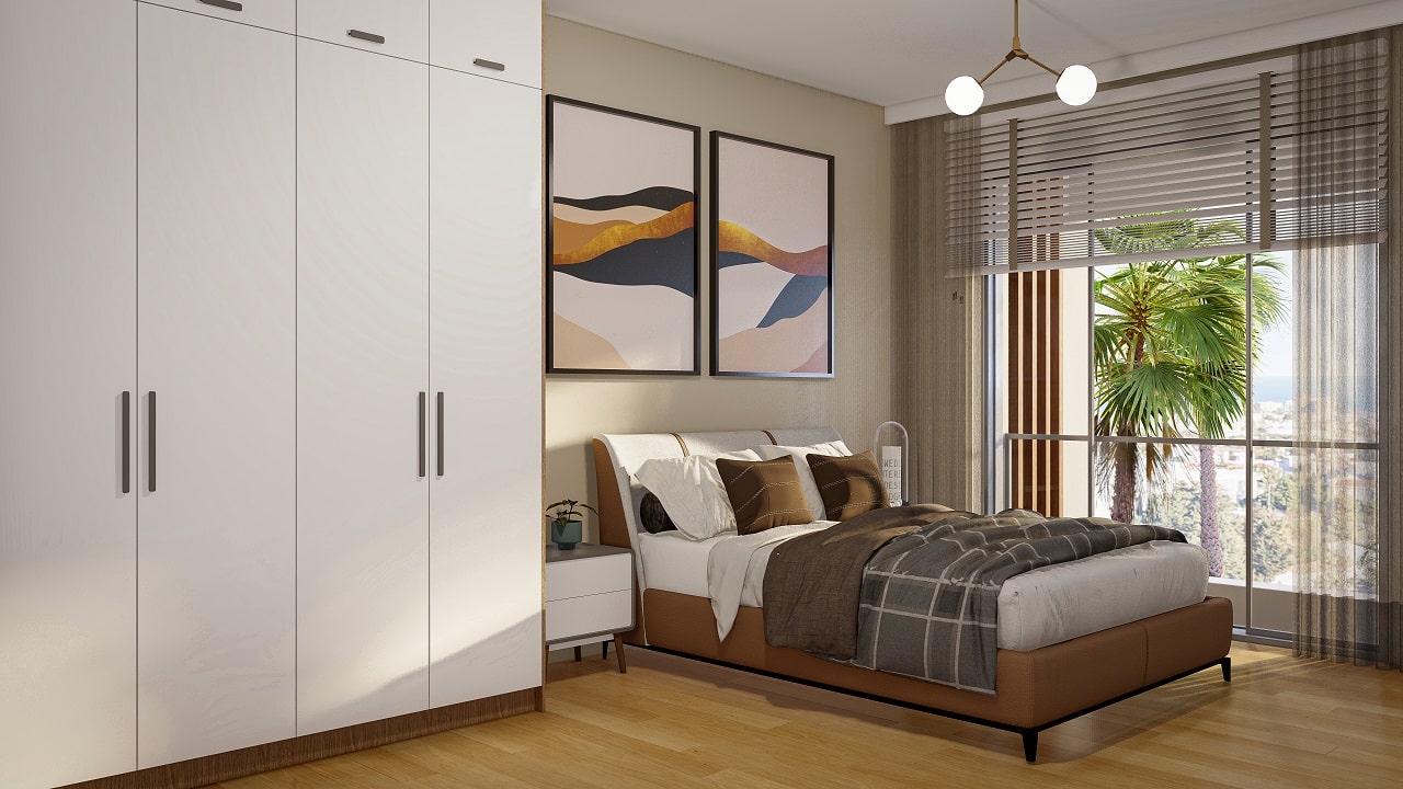 Апартаменты в Алсанджаке, Кипр, 92 м² - фото 14