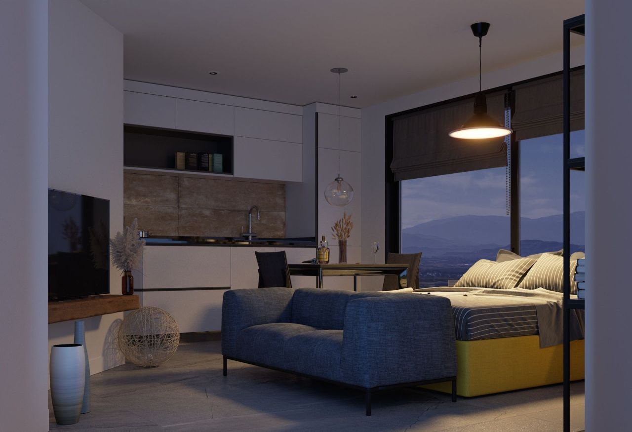 Апартаменты в Гюзельюрте, Кипр, 30 м² - фото 15