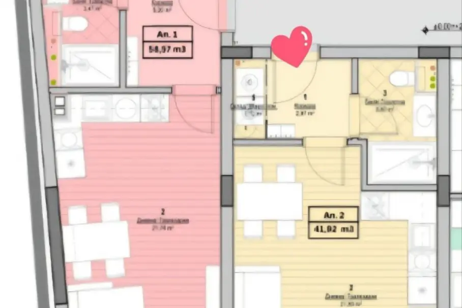 Квартира на Солнечном берегу, Болгария, 47 м² - фото 4