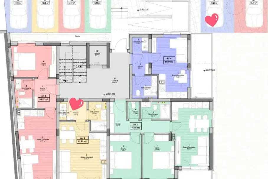 Квартира на Солнечном берегу, Болгария, 47 м² - фото 5