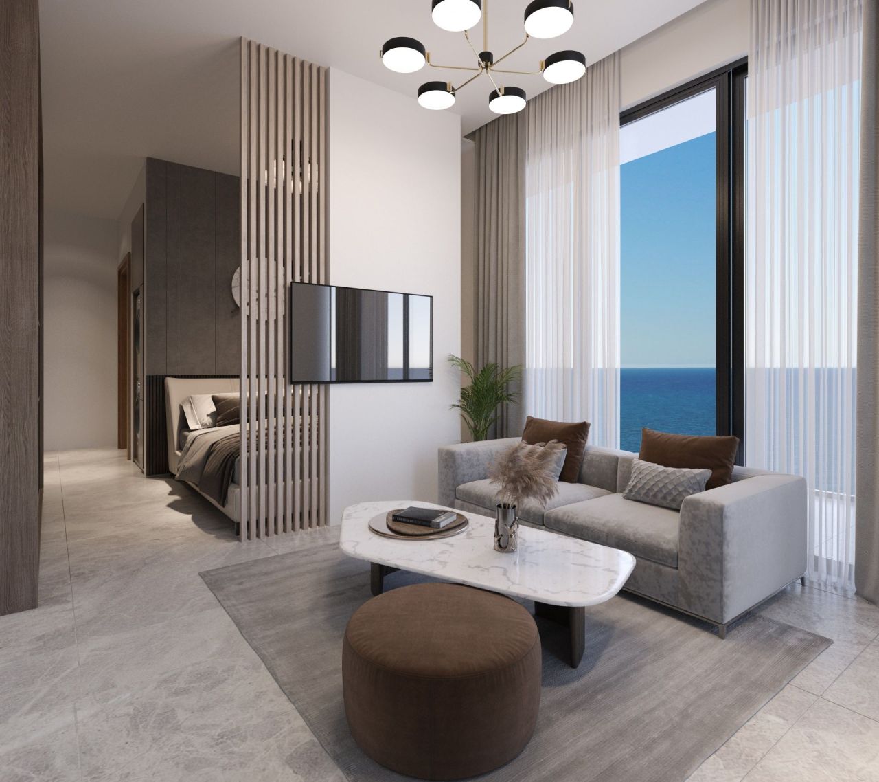 Апартаменты в Гюзельюрте, Кипр, 28 м² - фото 16