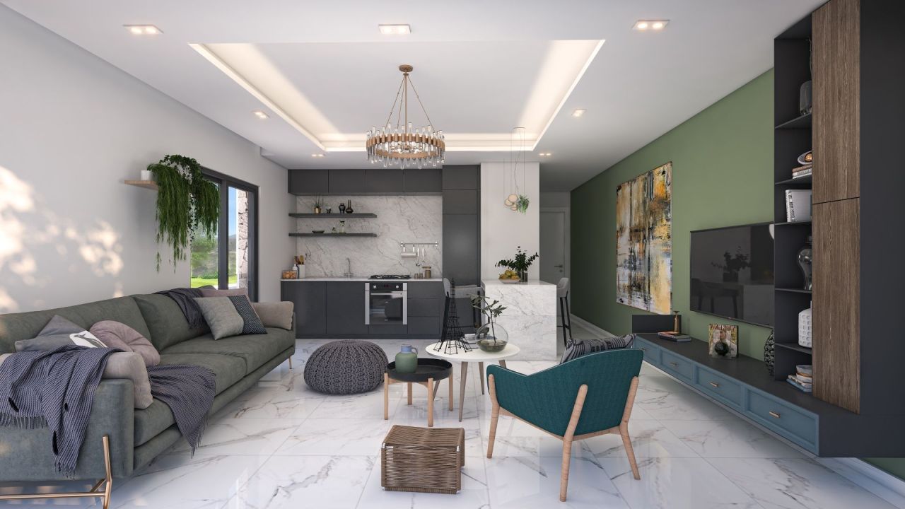 Апартаменты в Кирении, Кипр, 60 м² - фото 17