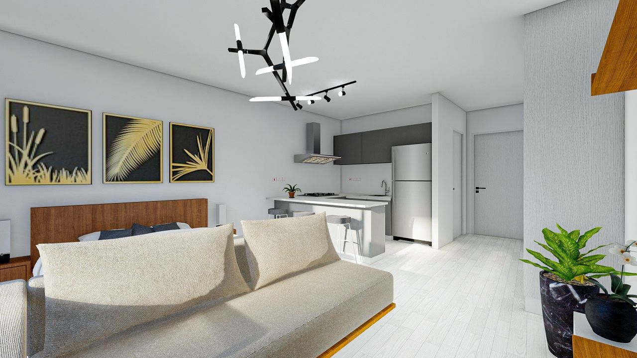 Апартаменты в Фамагусте, Кипр, 38.8 м² - фото 17