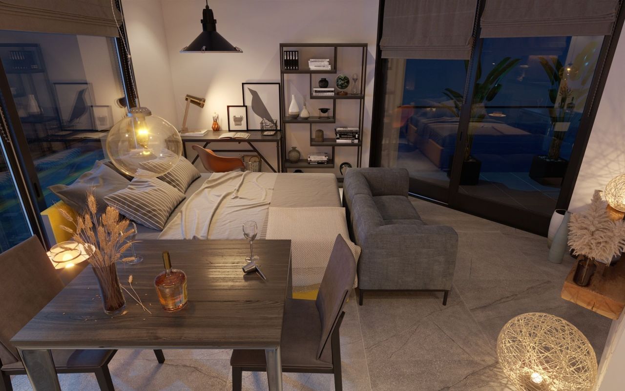 Апартаменты в Гюзельюрте, Кипр, 30 м² - фото 18