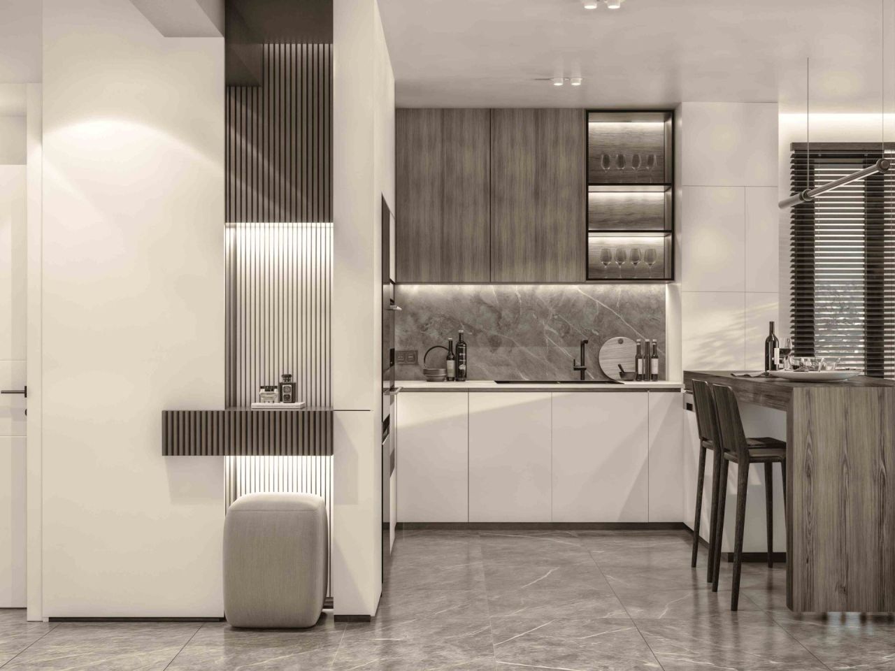 Апартаменты в Кирении, Кипр, 100 м² - фото 19