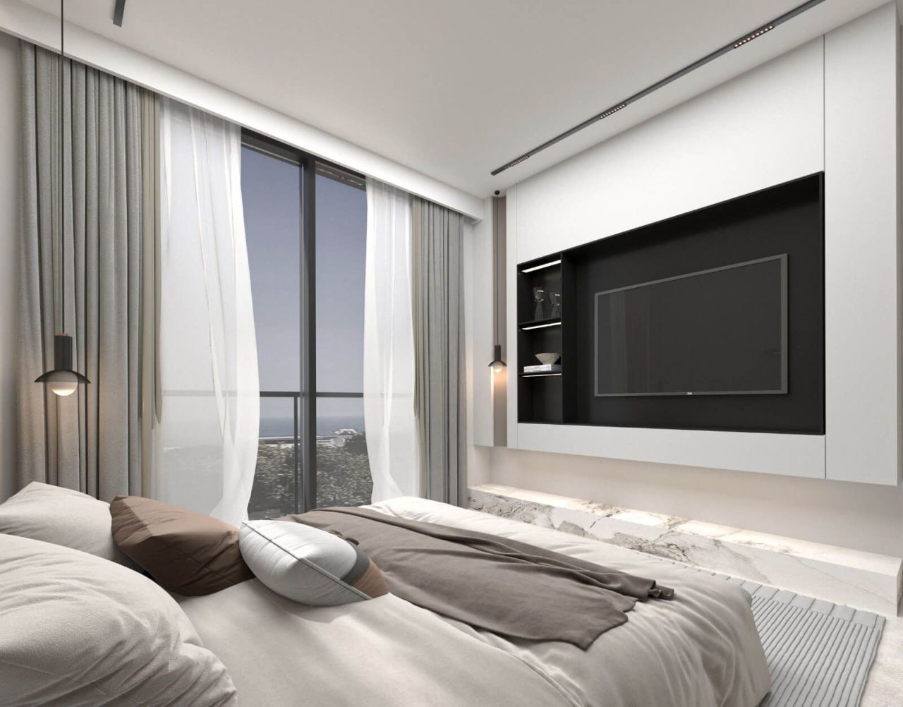 Апартаменты в Кирении, Кипр, 48 м² - фото 19