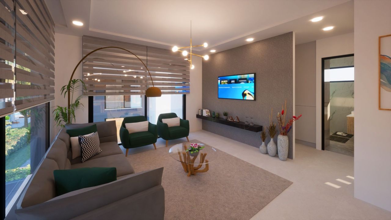 Апартаменты в Алсанджаке, Кипр, 80 м² - фото 19