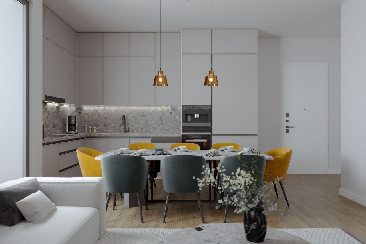 Апартаменты в Кирении, Кипр, 80 м² - фото 19