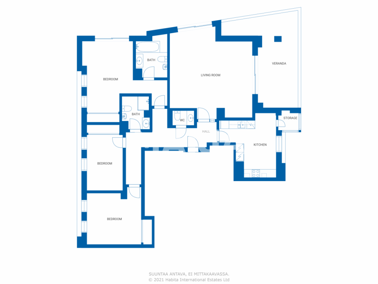 Апартаменты в Фару, Португалия, 146 м² - фото 2