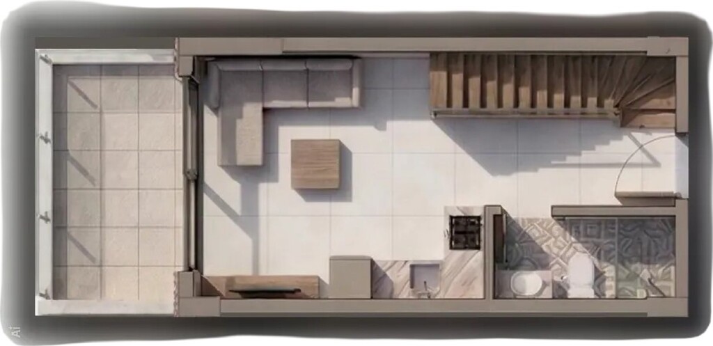Мезонет в Ситонии, Греция, 47 м² - фото 1