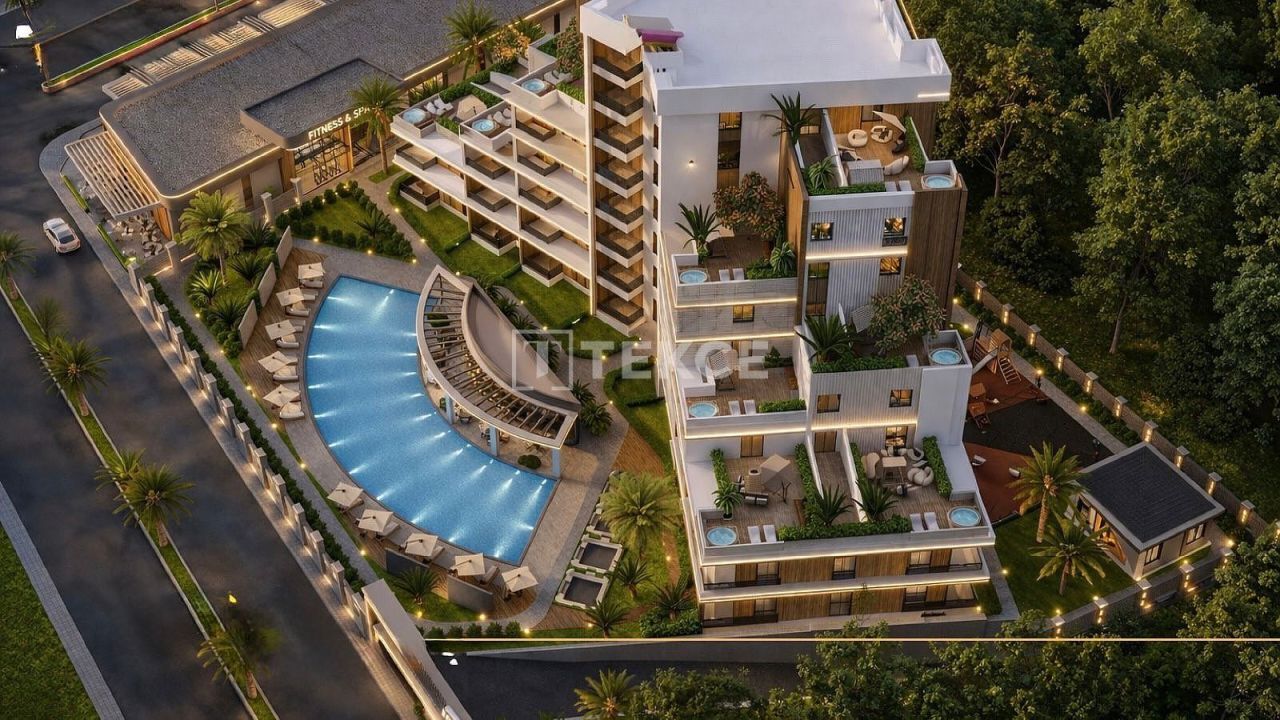 Апартаменты в Анталии, Турция, 58 м² - фото 1