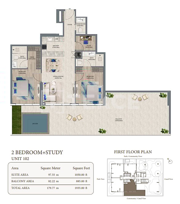 Апартаменты в Дубае, ОАЭ, 236 м² - фото 17
