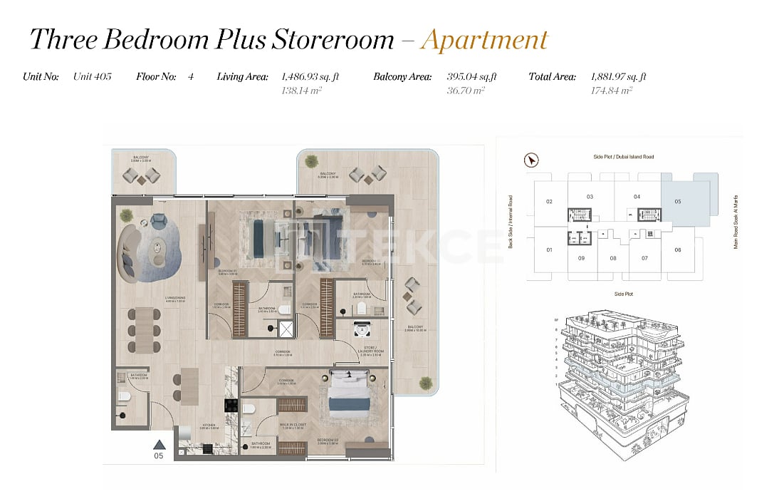 Апартаменты в Дубае, ОАЭ, 175 м² - фото 18