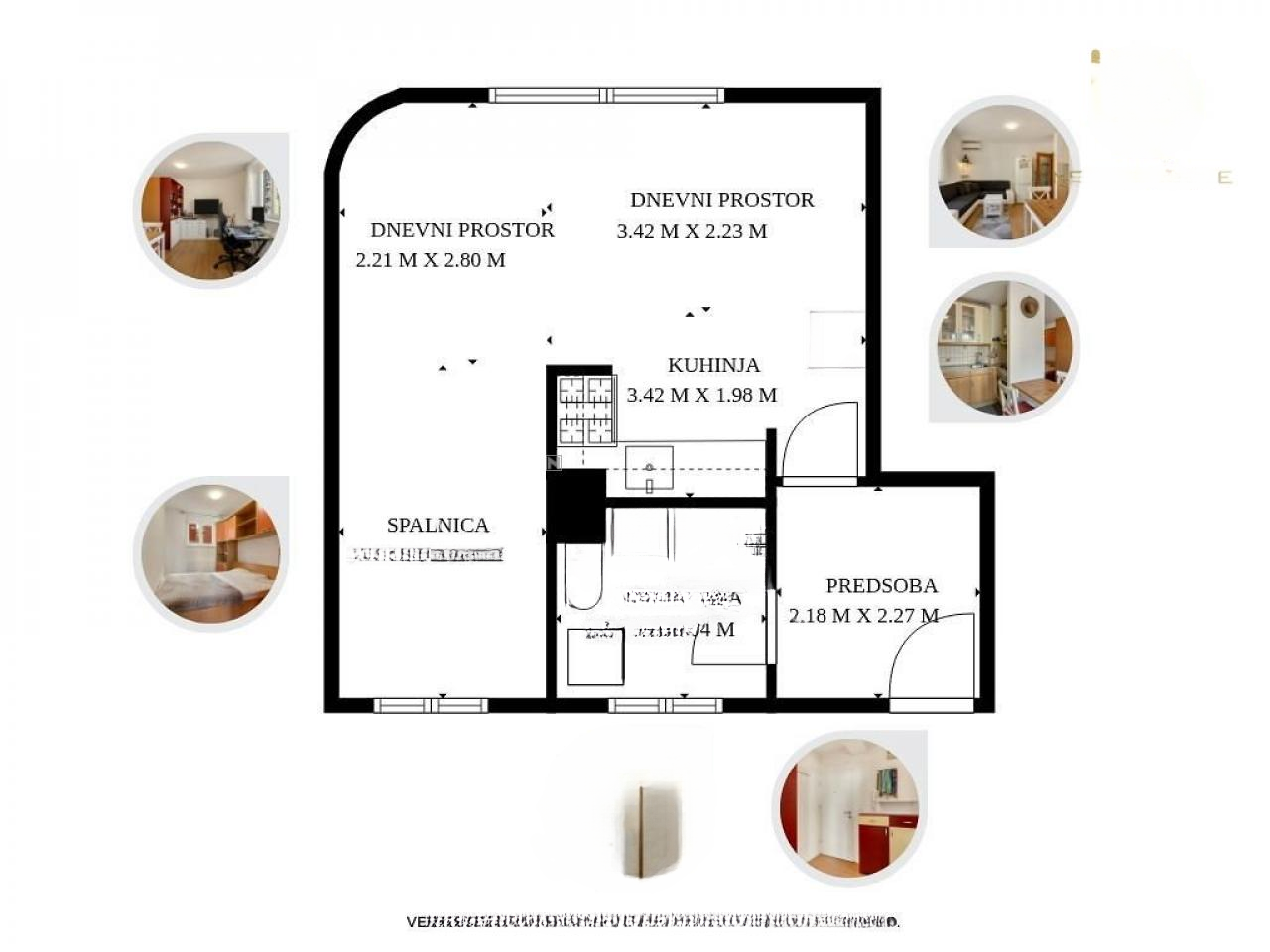 Квартира в Любляне, Словения, 41 м² - фото 19