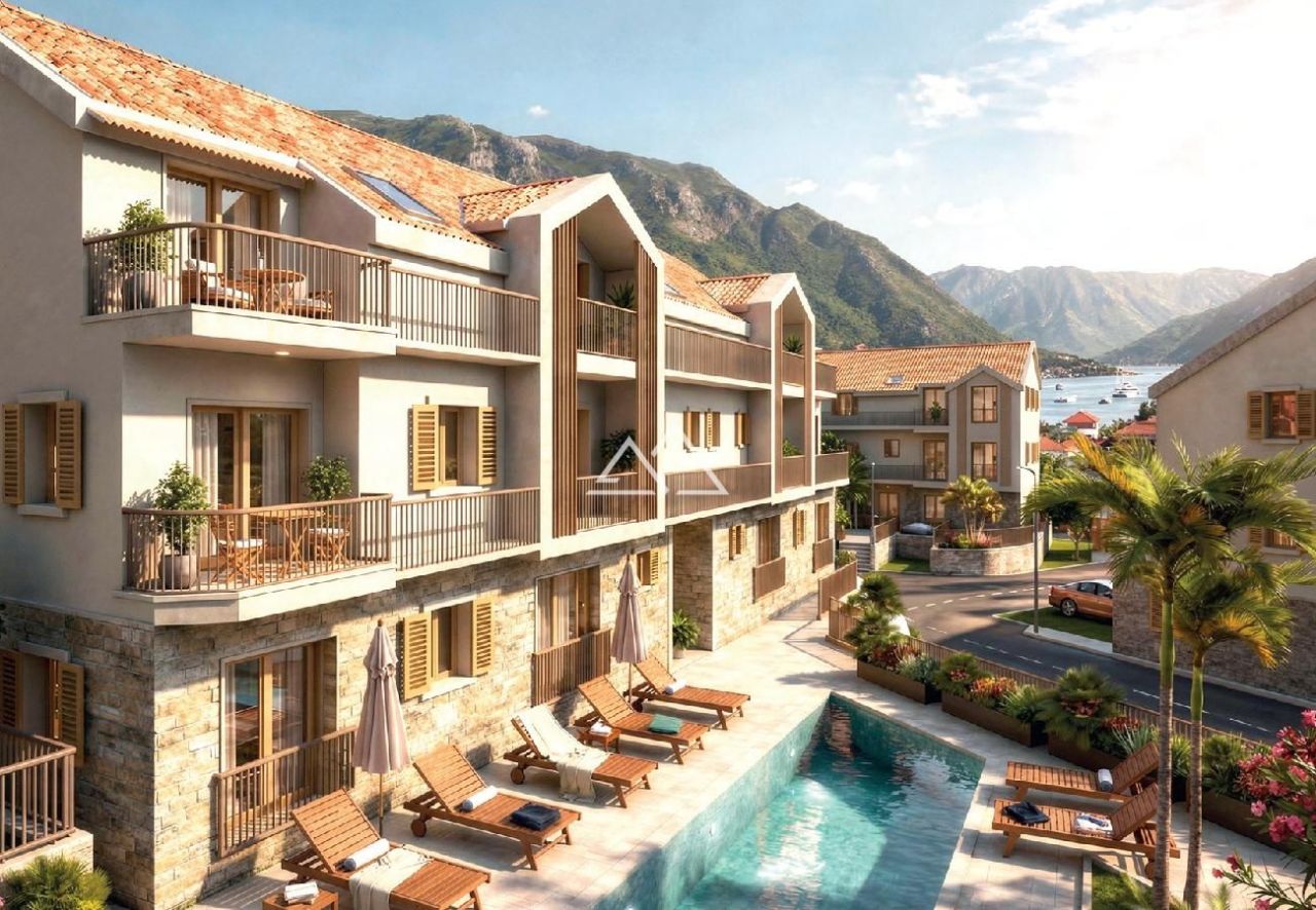 Апартаменты в Рисане, Черногория, 54 м² - фото 1