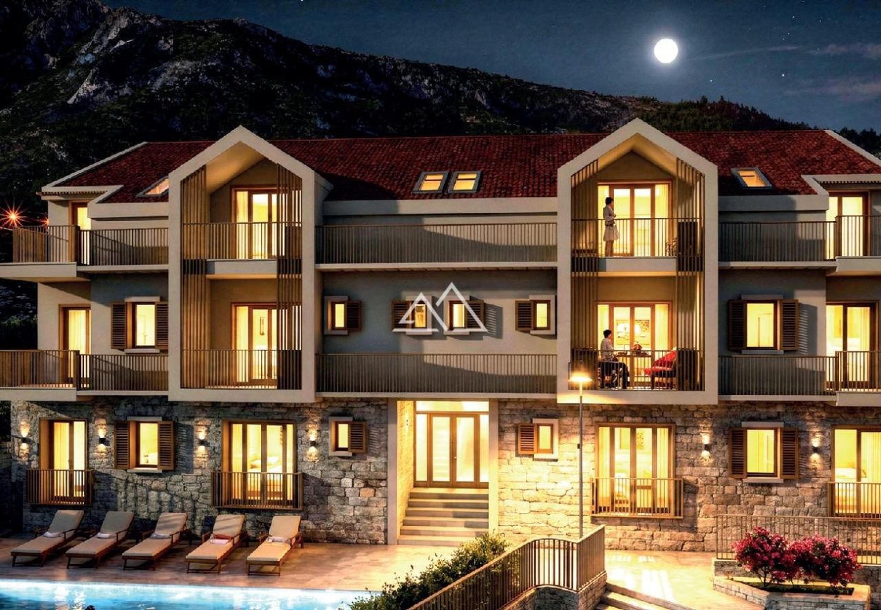 Апартаменты в Рисане, Черногория, 54 м² - фото 2