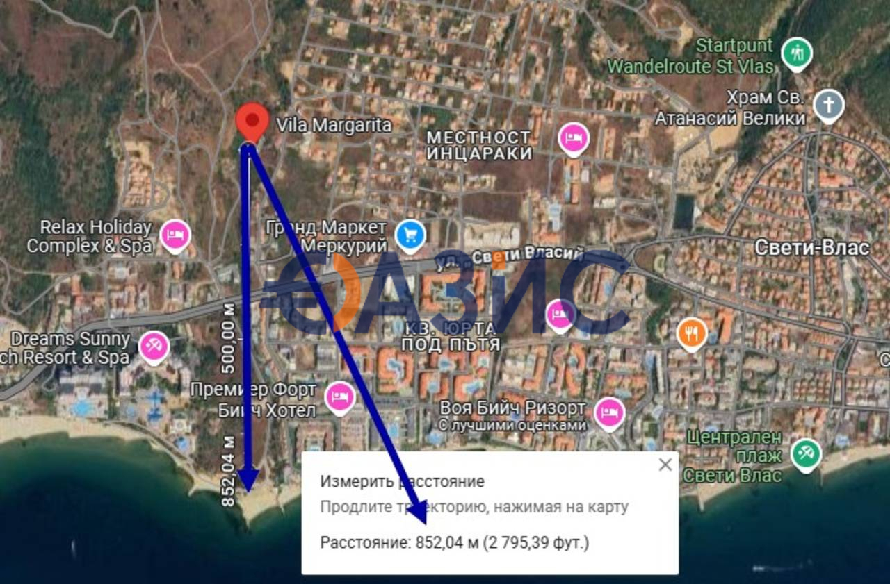 Апартаменты в Святом Власе, Болгария, 63.9 м² - фото 11