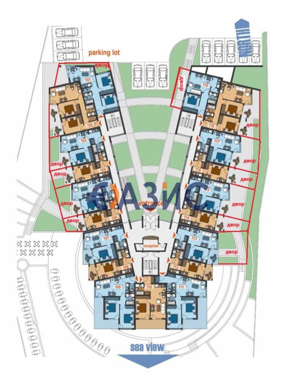 Апартаменты в Святом Власе, Болгария, 63.9 м² - фото 12