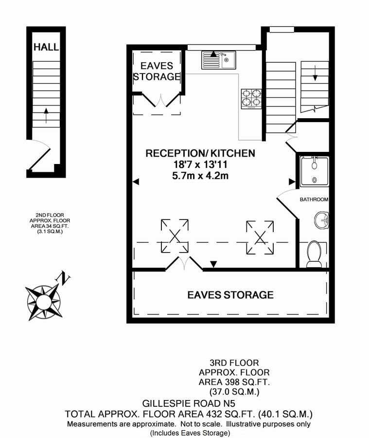 Квартира в Лондоне, Великобритания, 40 м² - фото 7