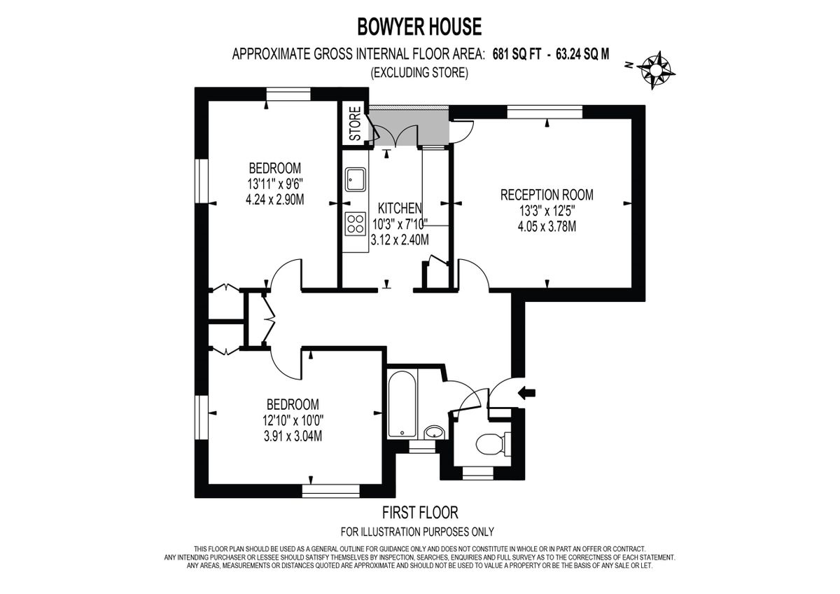 Квартира в Лондоне, Великобритания, 63 м² - фото 9