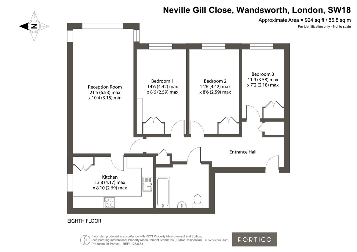 Квартира в Лондоне, Великобритания, 86 м² - фото 10