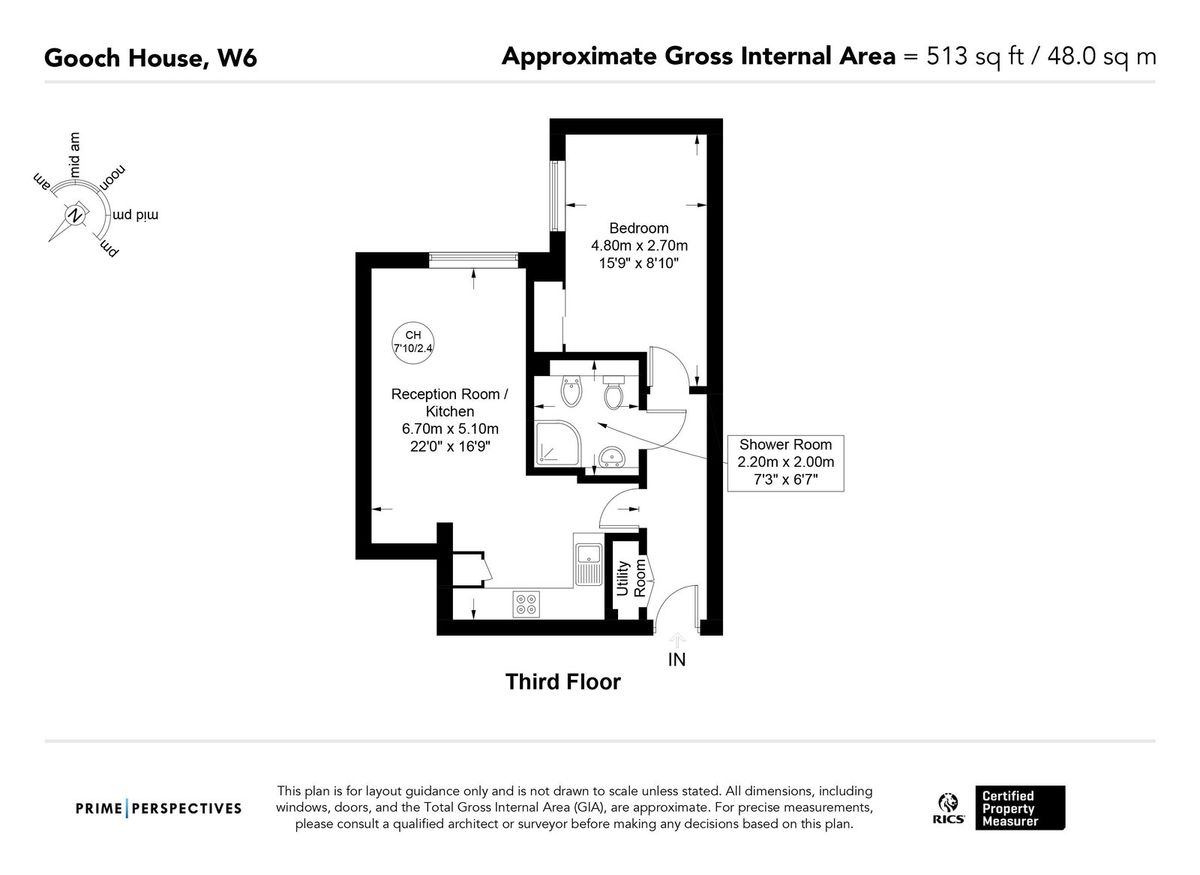 Квартира в Лондоне, Великобритания, 48 м² - фото 10