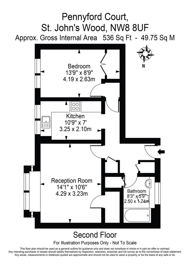 Квартира в Лондоне, Великобритания, 50 м² - фото 13
