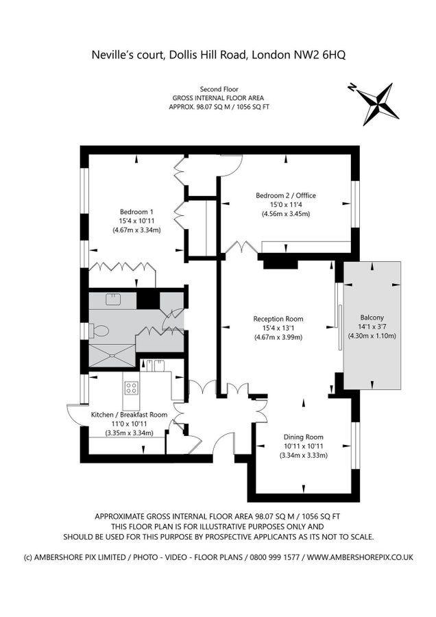 Квартира в Лондоне, Великобритания, 98 м² - фото 14