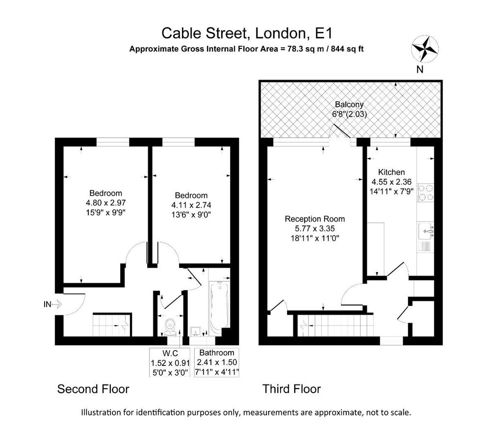 Квартира в Лондоне, Великобритания, 78 м² - фото 17