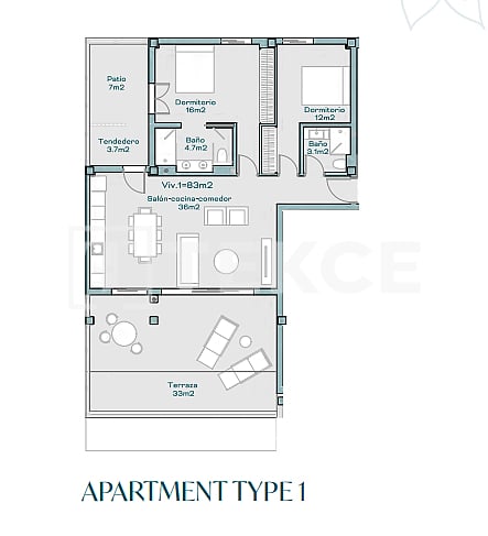 Апартаменты в Бенальмадене, Испания, 65 м² - фото 14
