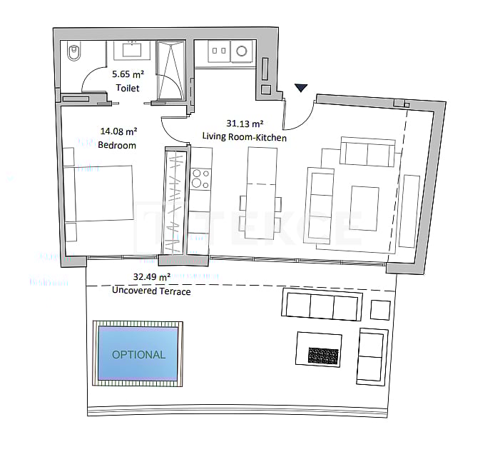 Апартаменты в Фуэнхироле, Испания, 82 м² - фото 18