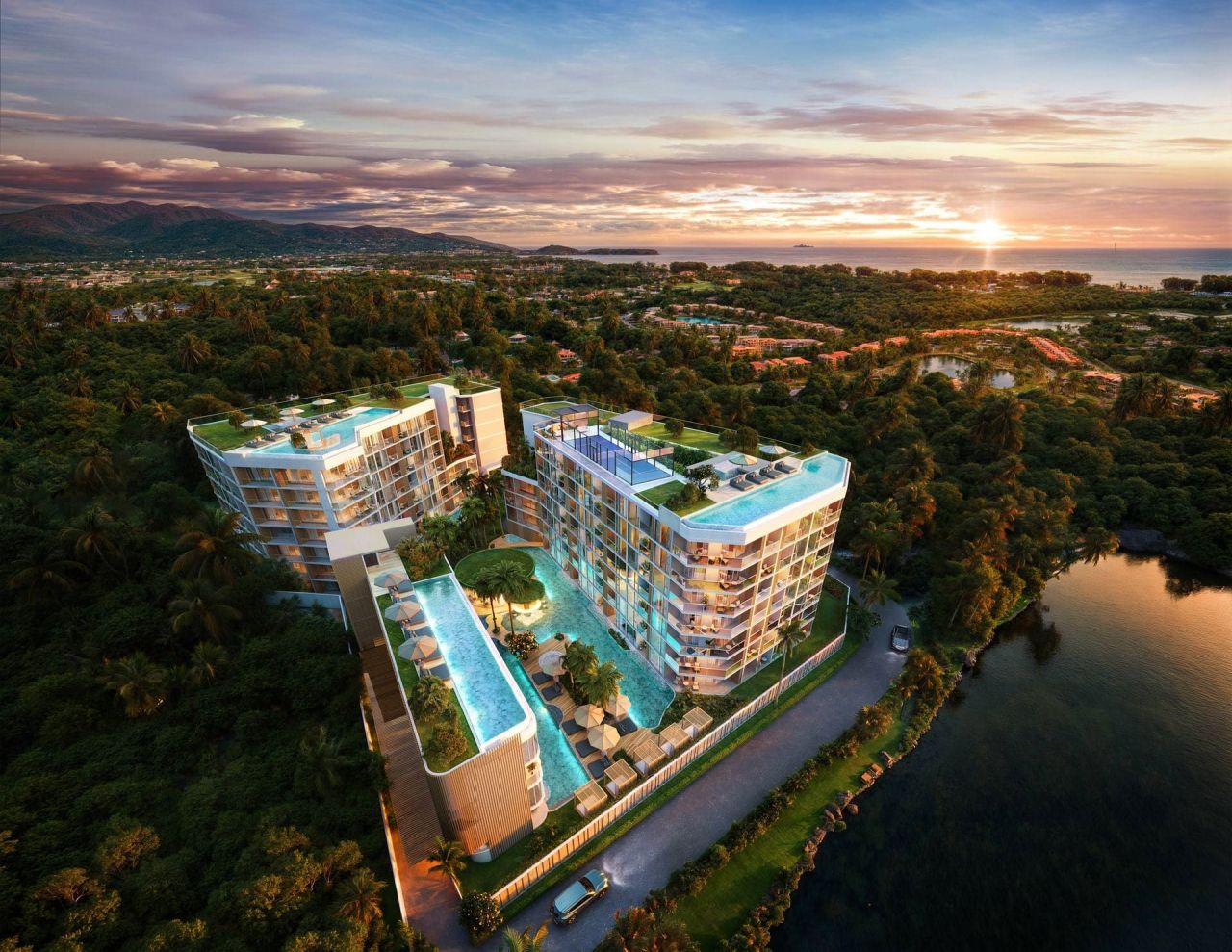 Квартира на пляже Банг Тао, Таиланд, 30 м² - фото 1