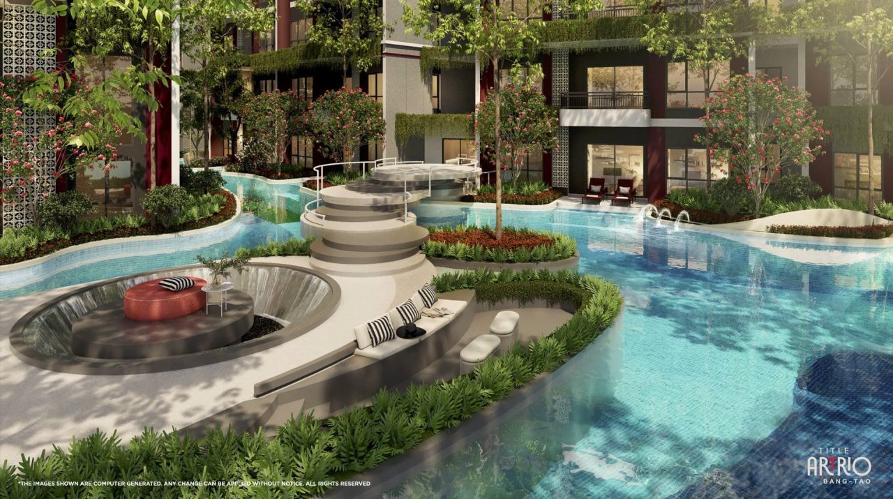 Квартира на пляже Банг Тао, Таиланд, 28 м² - фото 2