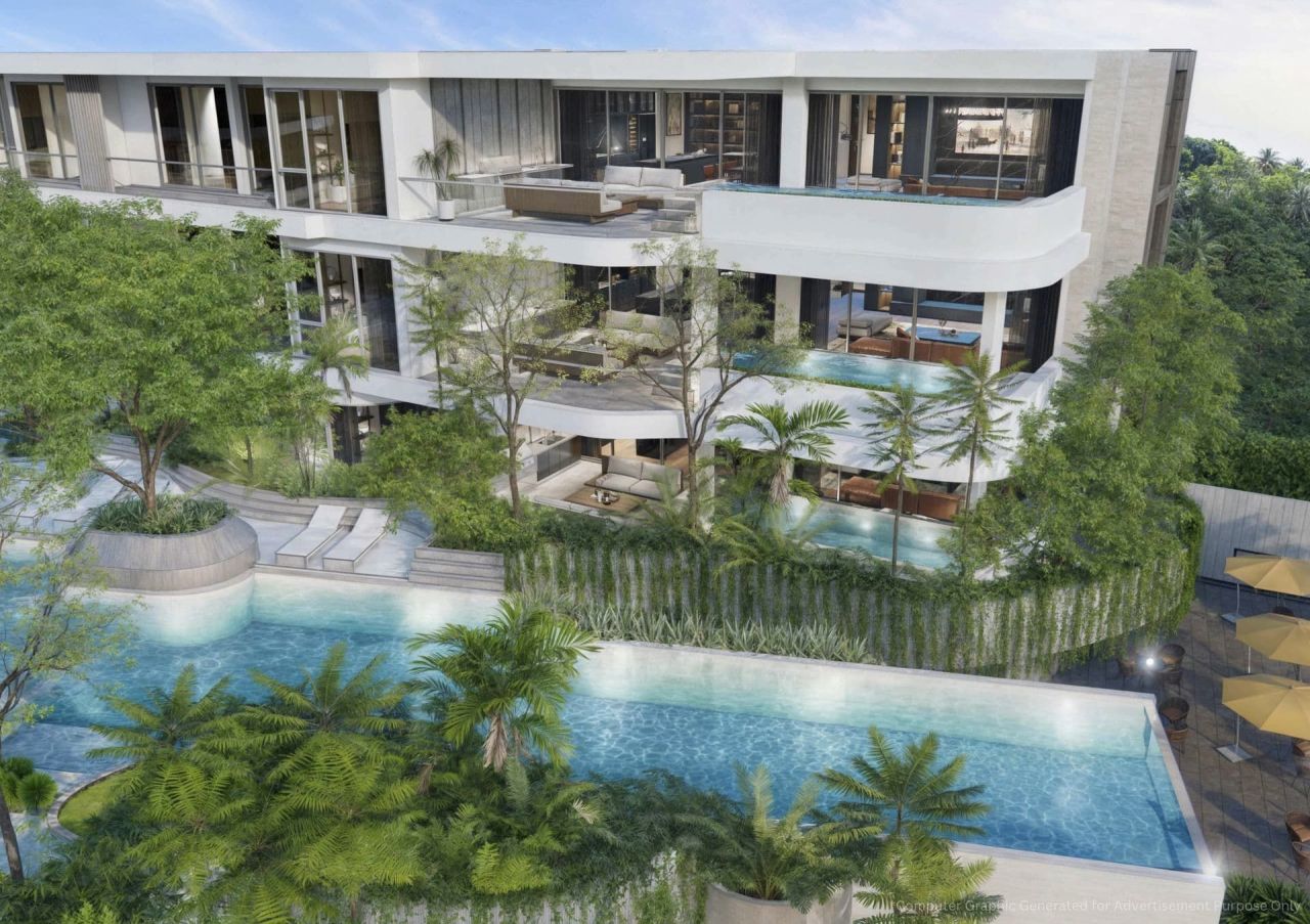 Квартира на пляже Сурин Бич, Таиланд, 81 м² - фото 7