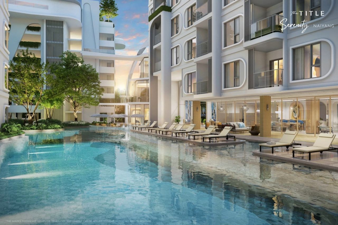 Квартира на пляже Най Янг, Таиланд, 26 м² - фото 9