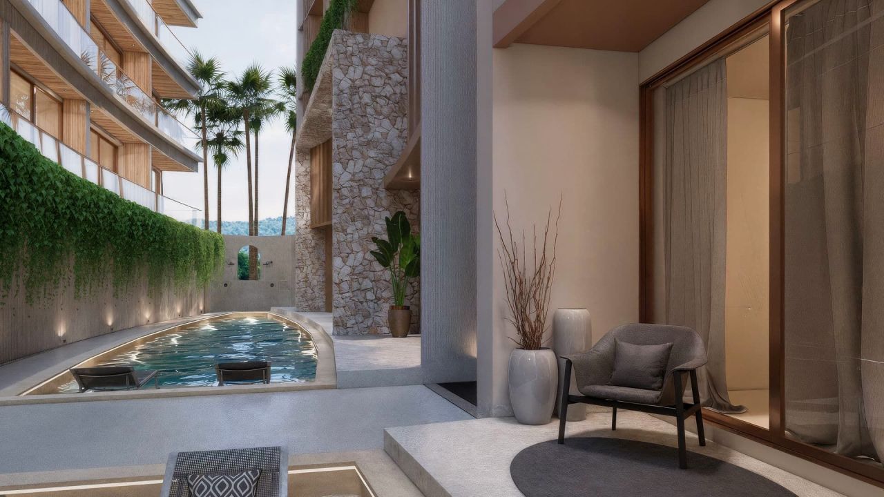 Квартира на пляже Банг Тао, Таиланд, 37 м² - фото 9