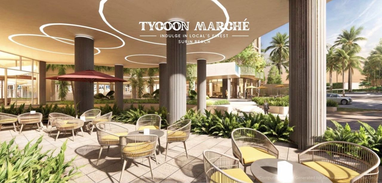 Квартира на пляже Сурин Бич, Таиланд, 81 м² - фото 10