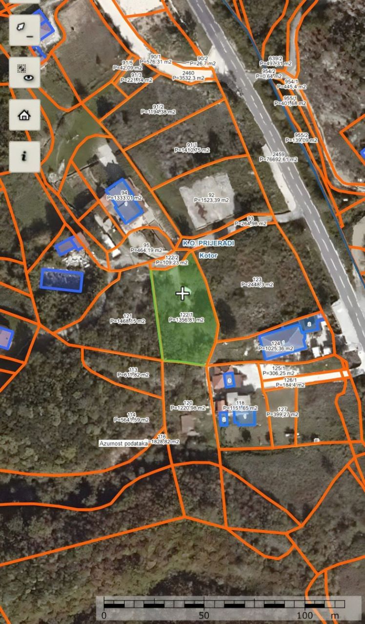 Земля в Радановичах, Черногория, 1 366 м² - фото 3