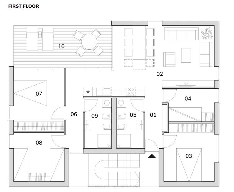Квартира в Умаге, Хорватия, 220.7 м² - фото 5