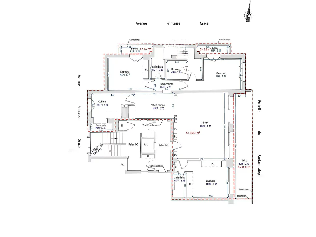 Квартира в Монако, Монако, 195 м² - фото 13