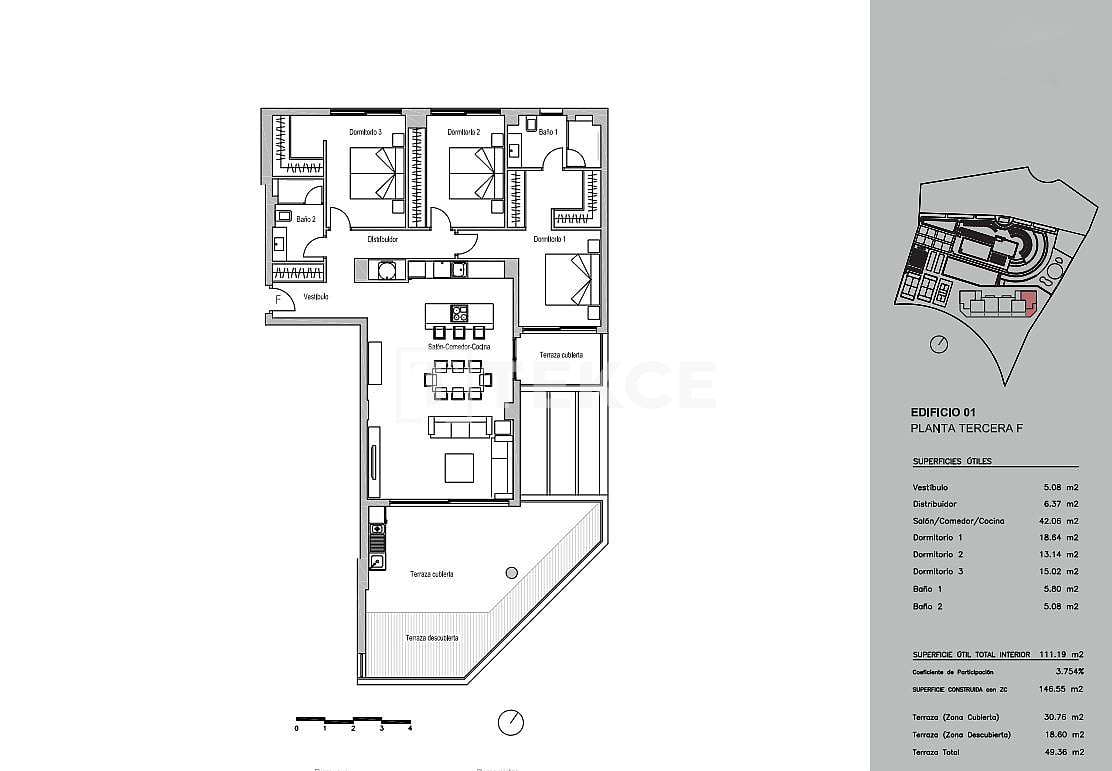 Апартаменты в Фуэнхироле, Испания, 107 м² - фото 12