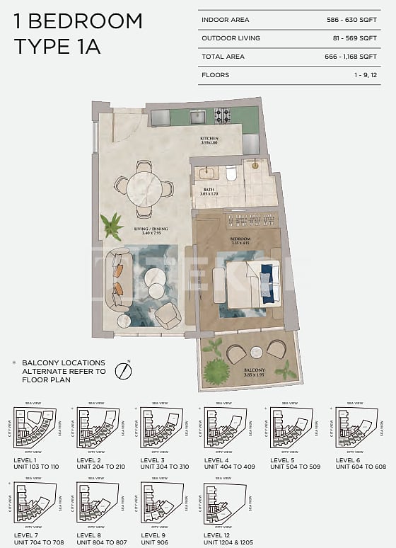 Апартаменты в Дубае, ОАЭ, 62 м² - фото 13