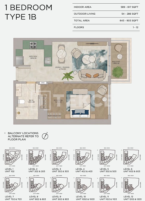 Апартаменты в Дубае, ОАЭ, 98 м² - фото 14