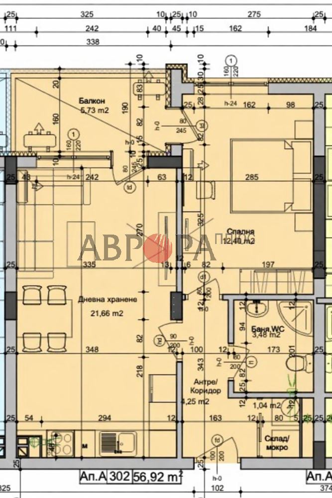 Апартаменты в Бургасе, Болгария, 64 м² - фото 2