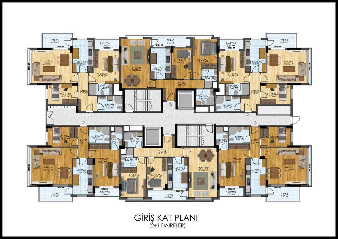Квартира в Анталии, Турция, 90 м² - фото 3