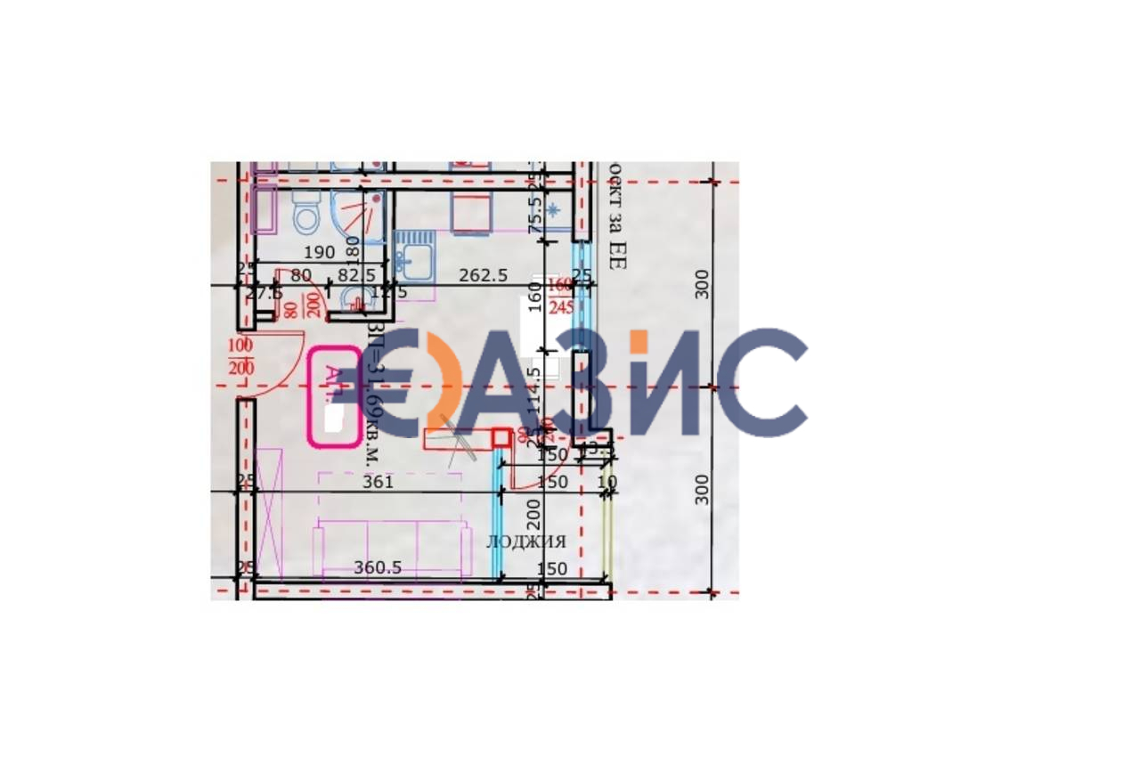 Апартаменты на Солнечном берегу, Болгария, 38.9 м² - фото 6
