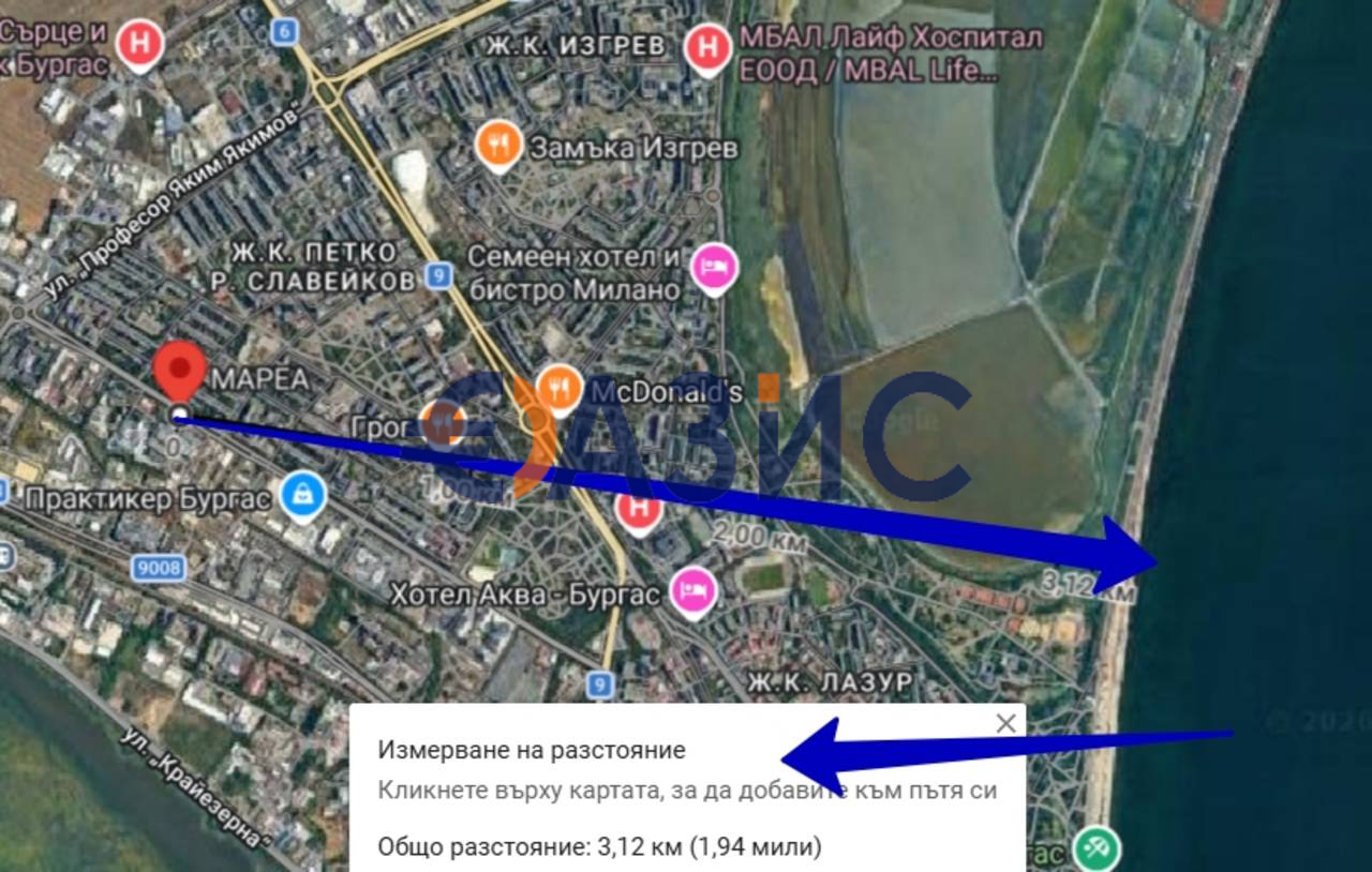 Апартаменты в Бургасе, Болгария, 105.5 м² - фото 11