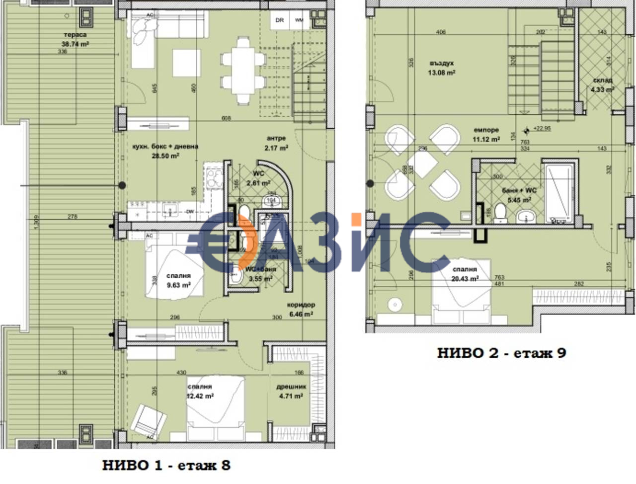 Апартаменты в Бургасе, Болгария, 225.1 м² - фото 12